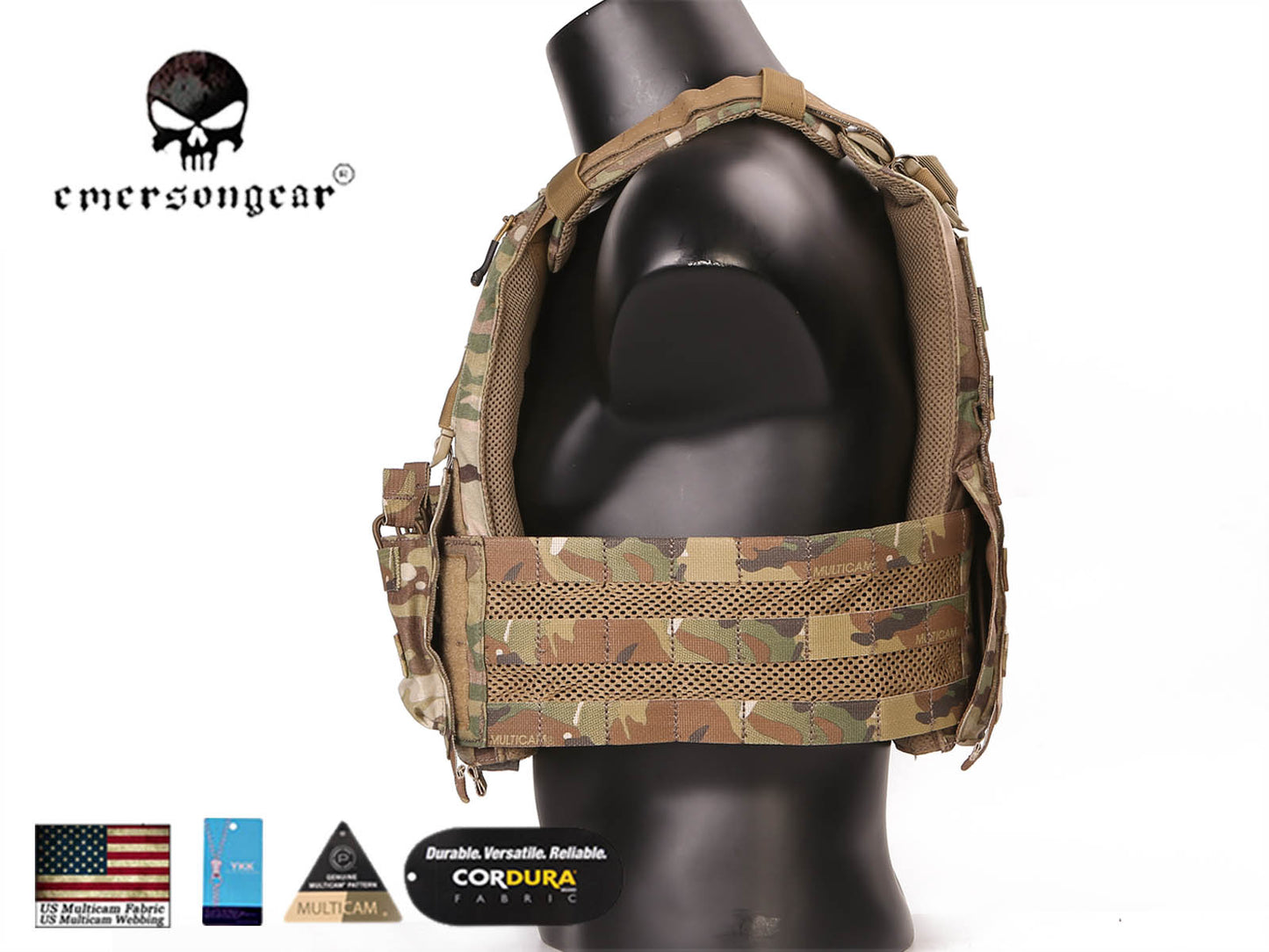 EMERSONGEAR 420 PLate Carrier Tactical Military Molle Combat Vest EM7362