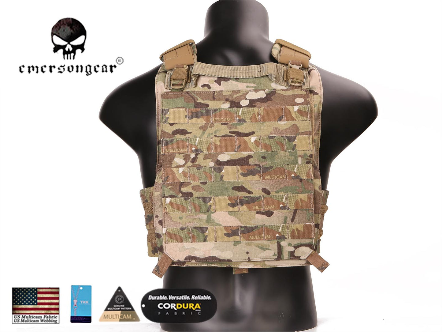 EMERSONGEAR 420 PLate Carrier Tactical Military Molle Combat Vest EM7362