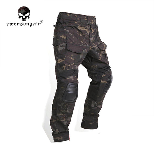 EMERSONGEAR Combat G3 Tactical bdu Pants with Knee Pad Multicam Black EM9351