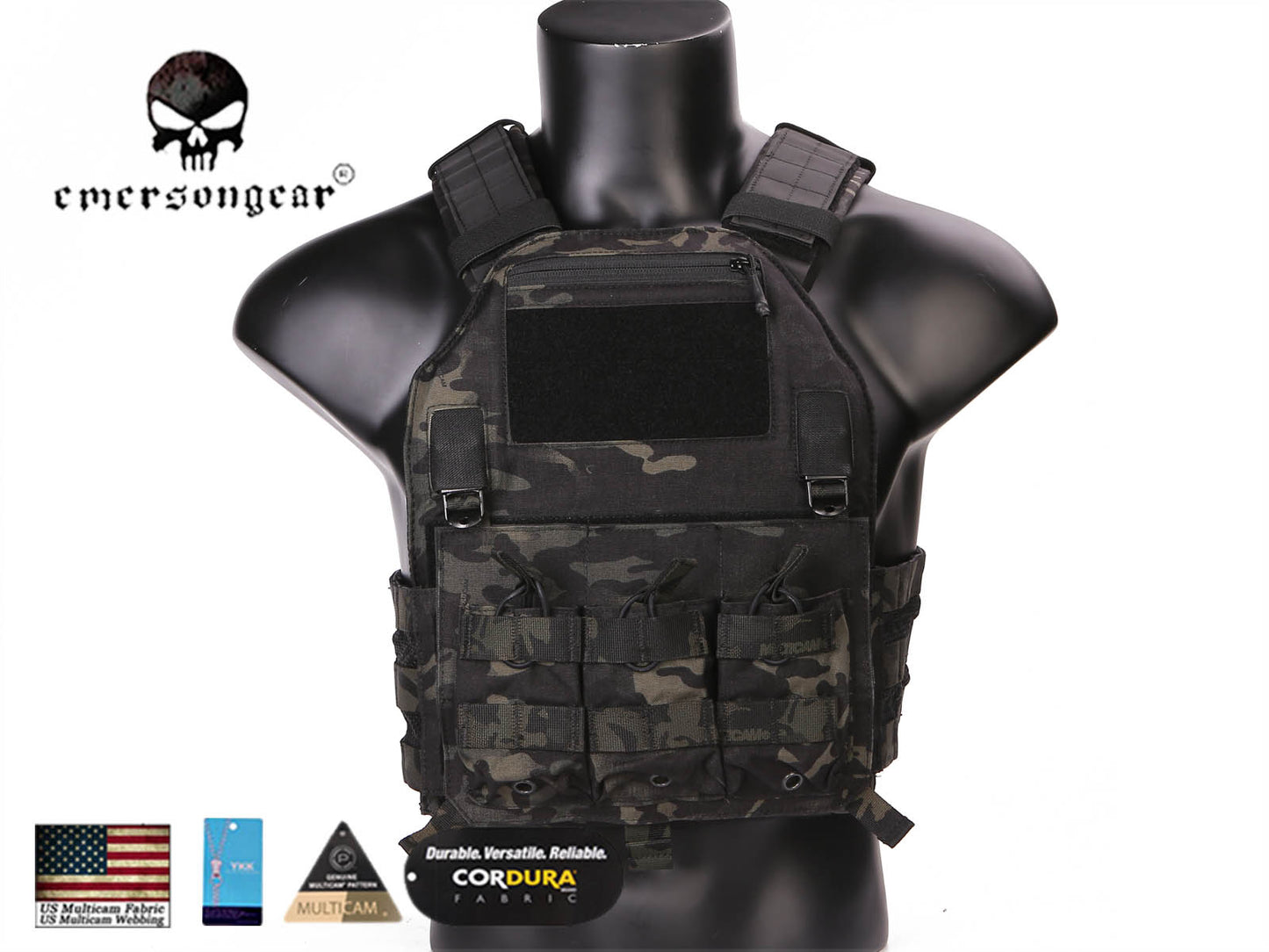 EMERSONGEAR 420 PLate Carrier Tactical Military Molle Combat Vest EM7362