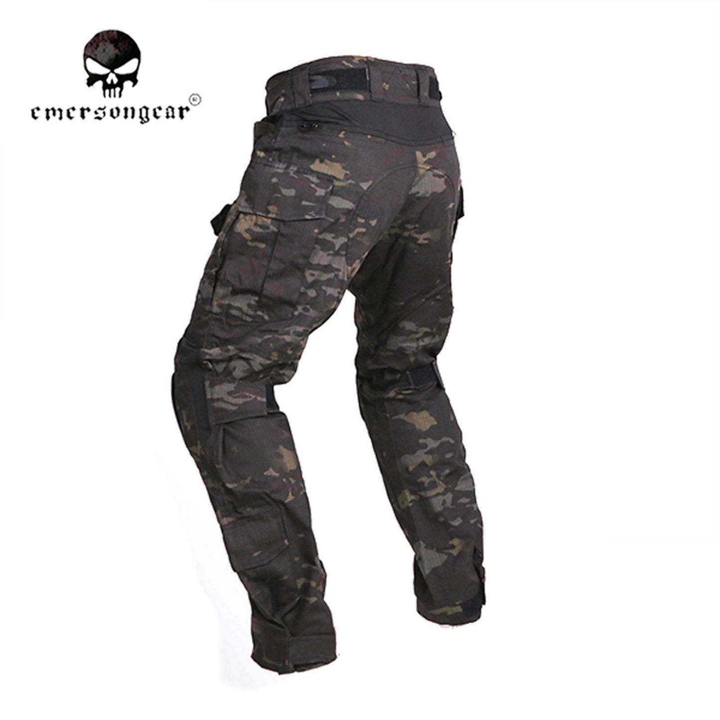 EMERSONGEAR Combat G3 Tactical bdu Pants with Knee Pad Multicam Black EM9351