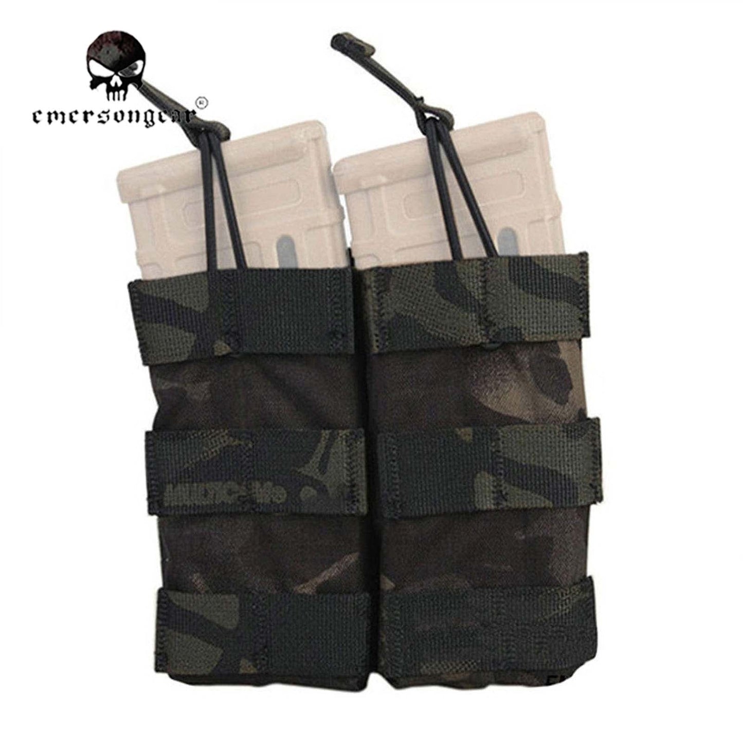 Emersongear Modular Open Top Double-linked Rifle Magazine Pouch tactical Molle for NATO 5.56 EM6354