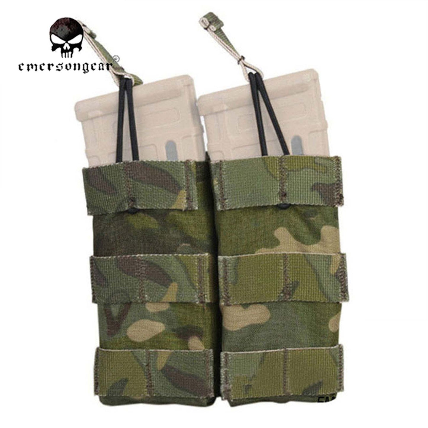 Emerson Modular Open Top Double-linked Rifle Magazine Pouch tactical Molle for NATO 5.56 EM6354