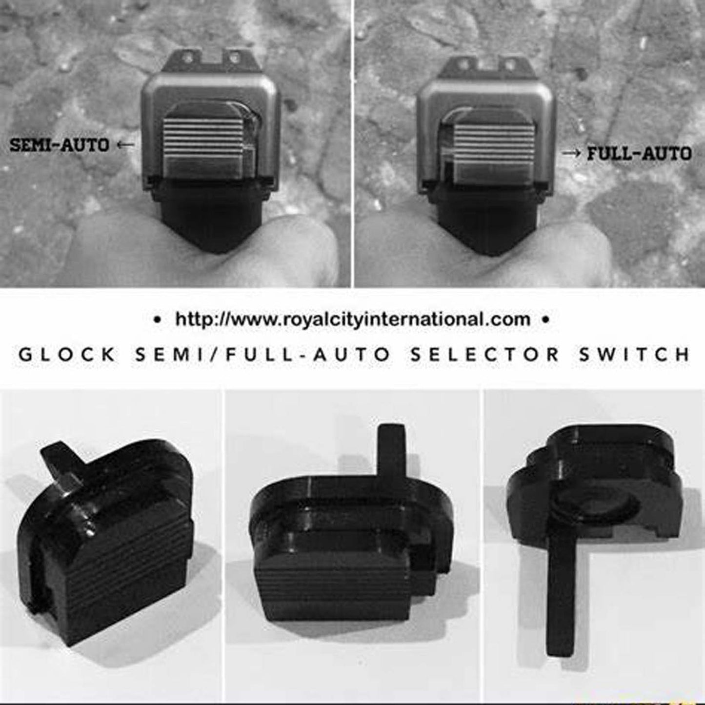 Airsoft Semi Full Auto Switch For:GLOCK