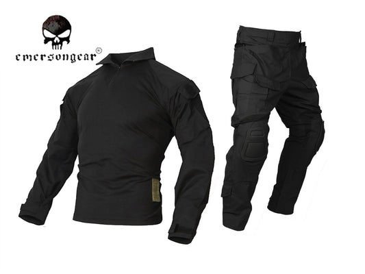 EMERSONGEAR Tactical Gen3 Shirt Pants Combat Military bdu Black