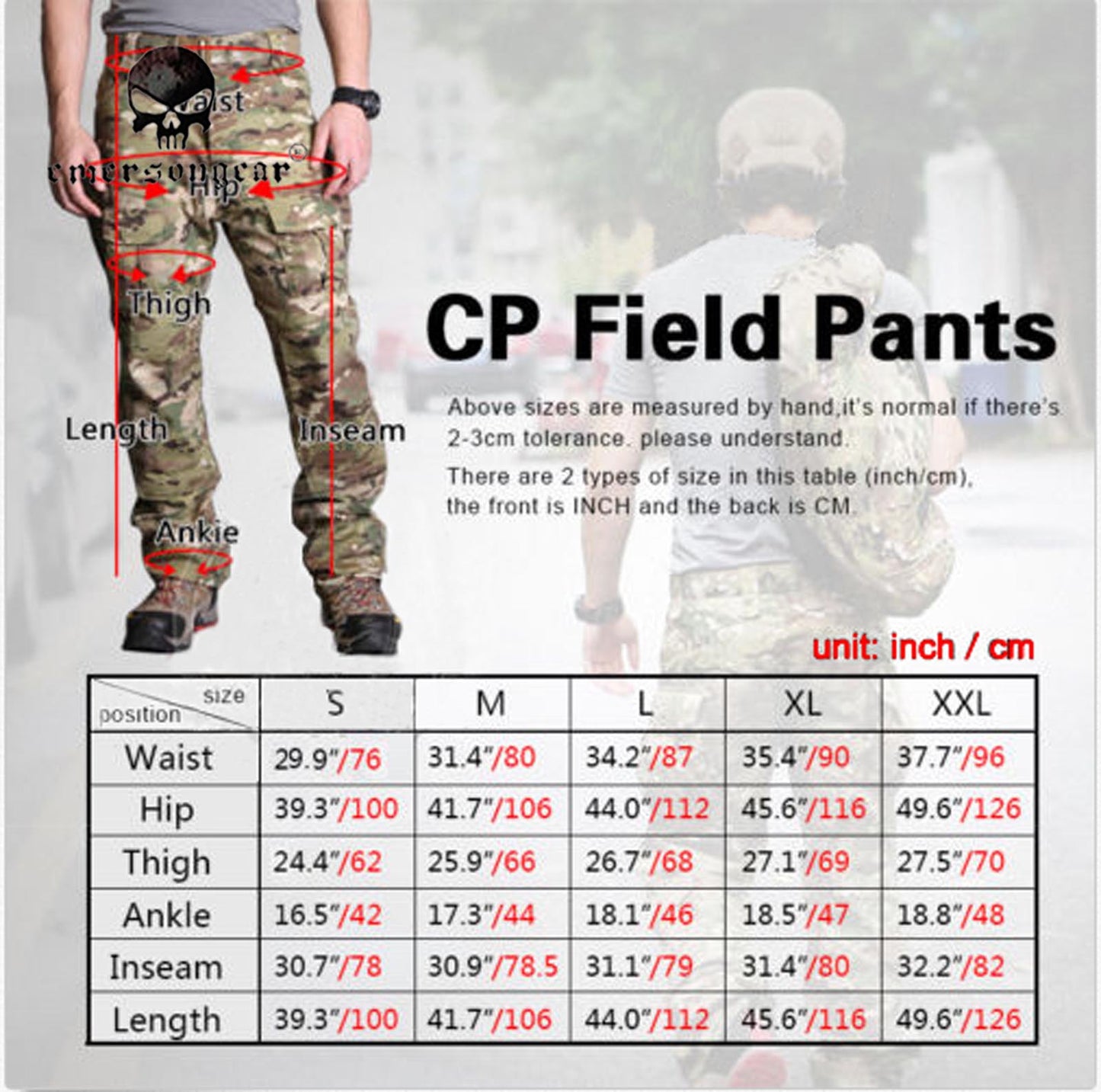 Emerson Pants Combat Trainning Pants Multicam EM6990