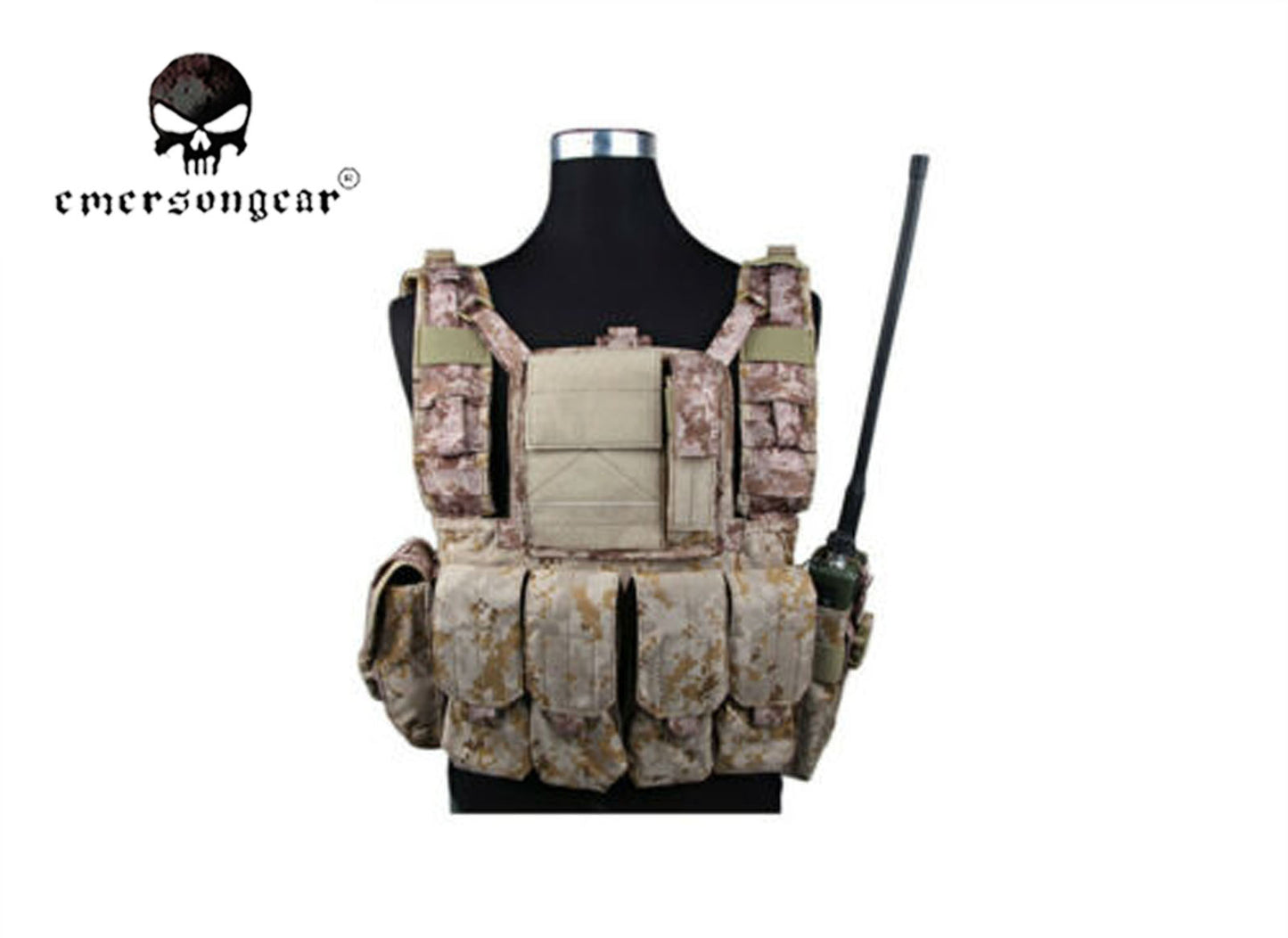 Emerson RRV Tactical Vest With Pouchs Set Airsoft Combat Vest EM7443