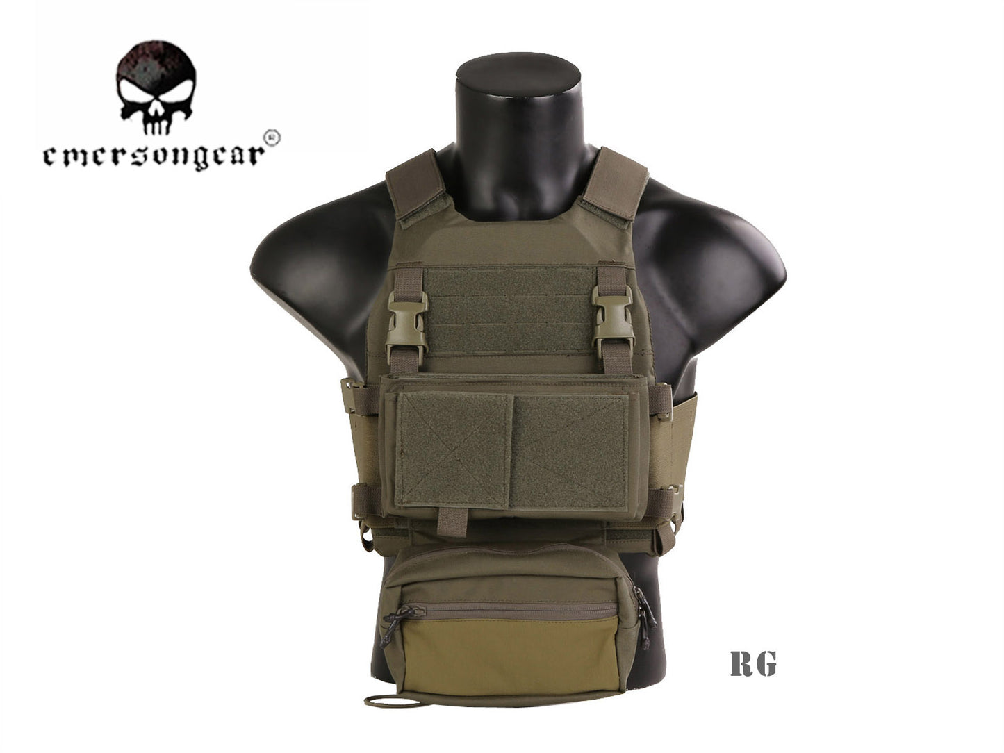 Emersongear Combat FCS Style VEST With MK Chest Rig SET Tactical Vest EM7407