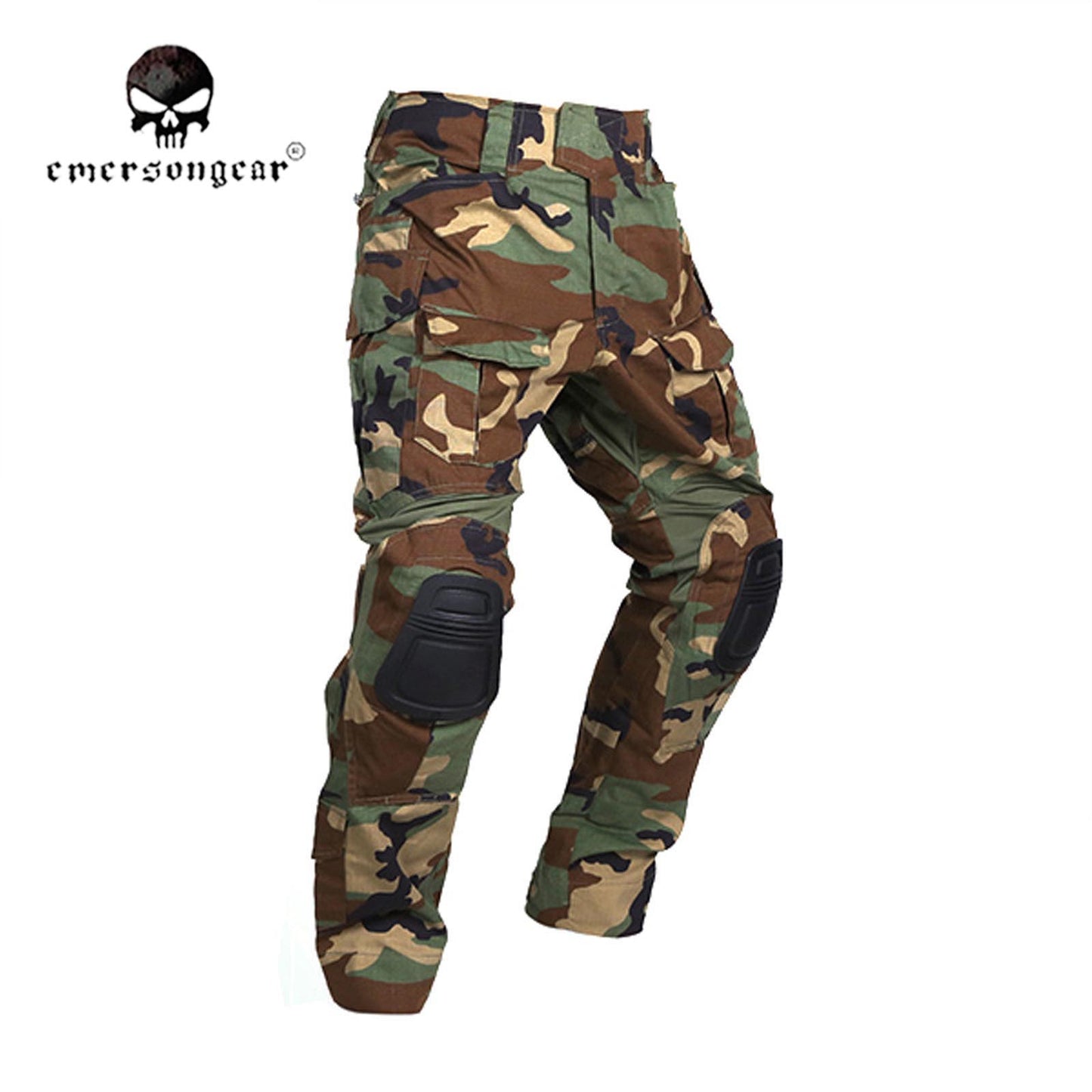 EMERSONGEAR Combat G3 Tactical bdu Pants with Knee Pad Woodland EM9351