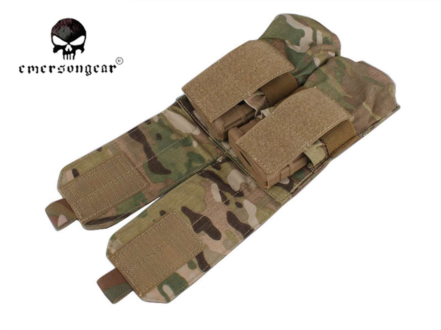 EMERSON Military Molle LBT Style M4 Double Magazine Pouch Tactical Combat Utility Dump Drop Pouch Bag EM9026