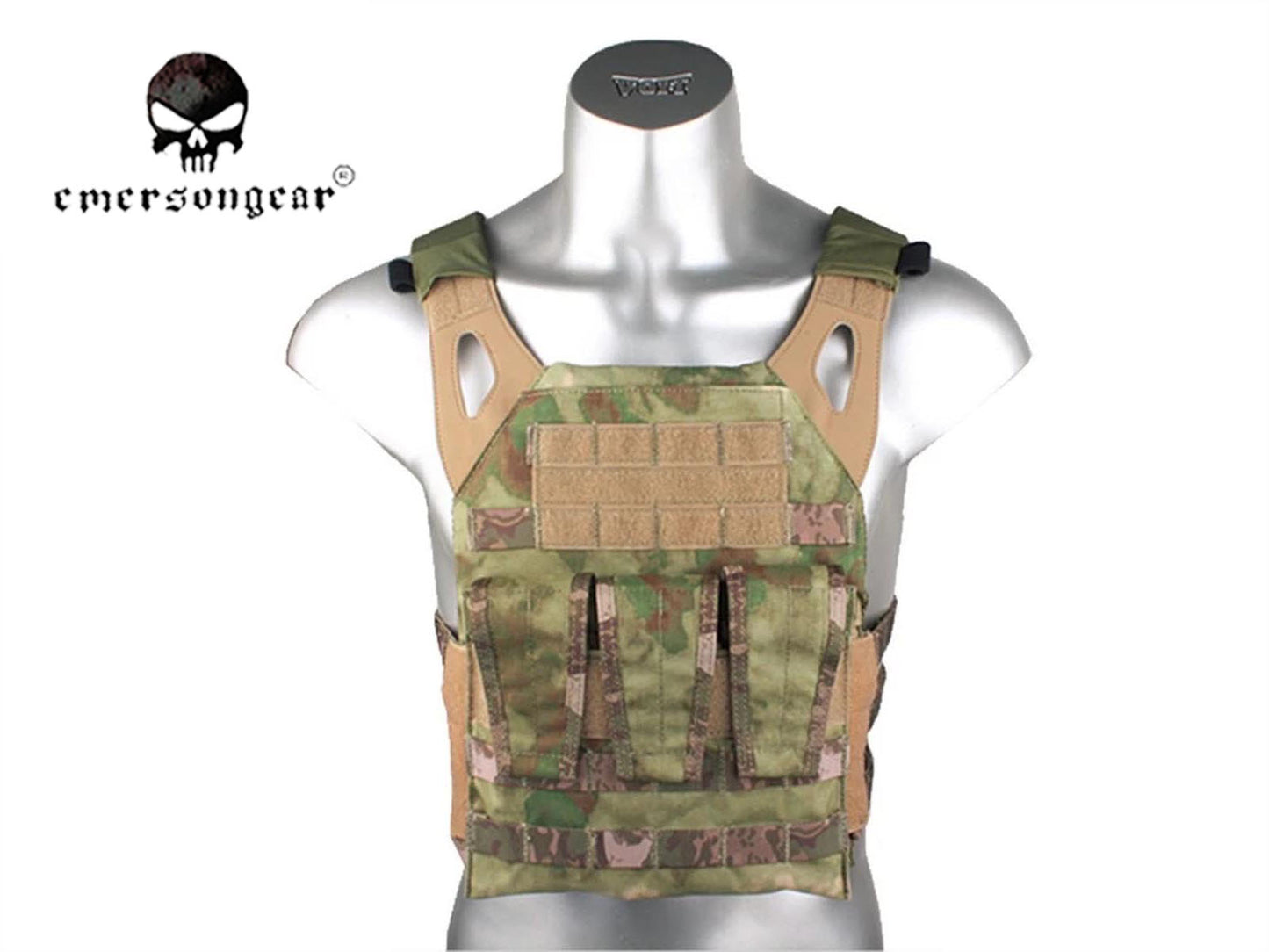 EMERSON JPC Vest N Jump Plate Carrier Tactical Vest Airsoft With 3 Pouches EM7355