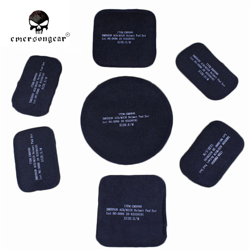 Emerson Helmet Pad Set ACH MICH Hemet Accessories Hunting Airsoft Combat Gear EM8989 Grey