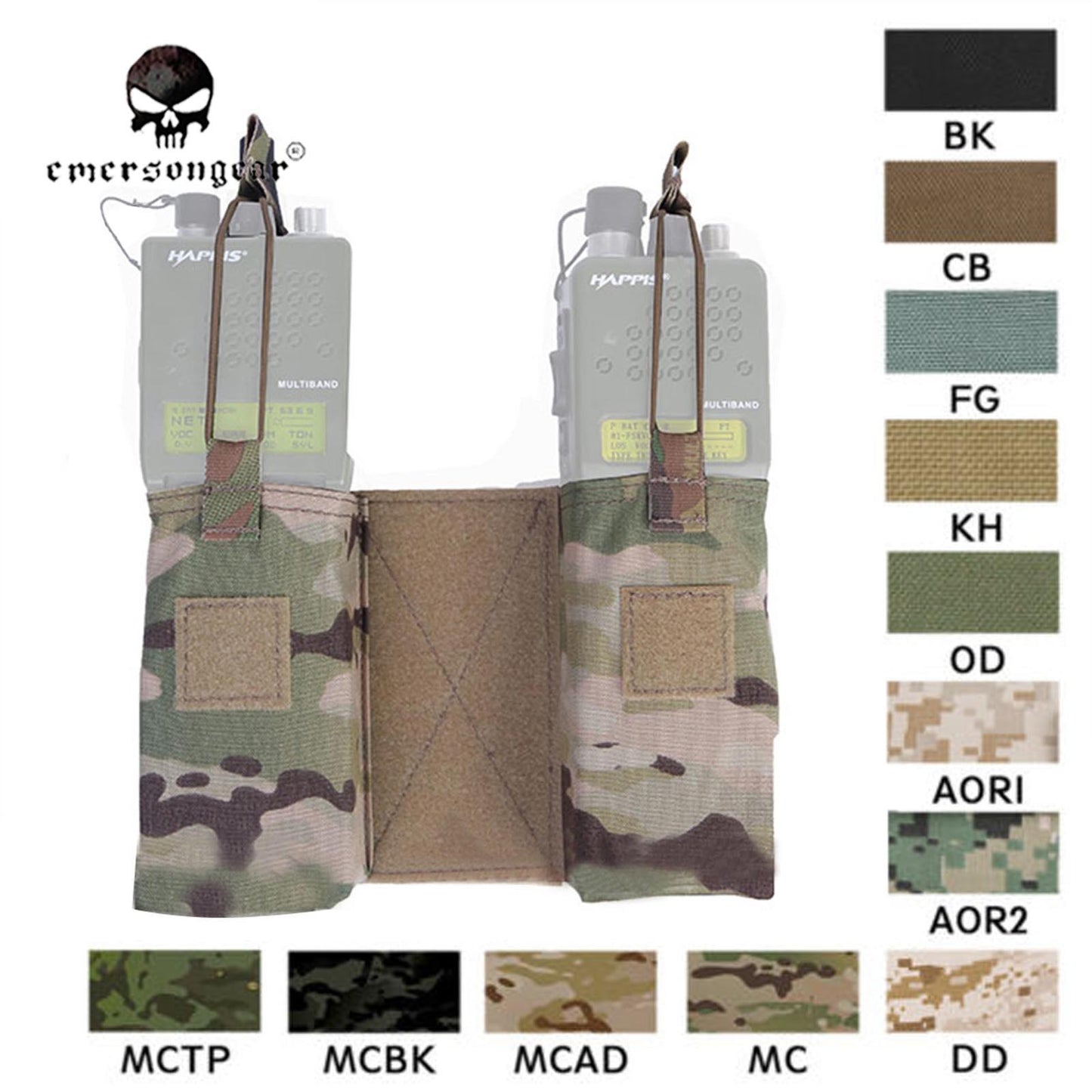 EMERSON MOLLE JPC MBITR Radio Pouch Set EM8333