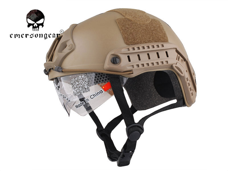 EMERSON FAST Helmet With Protective Goggle EM8820