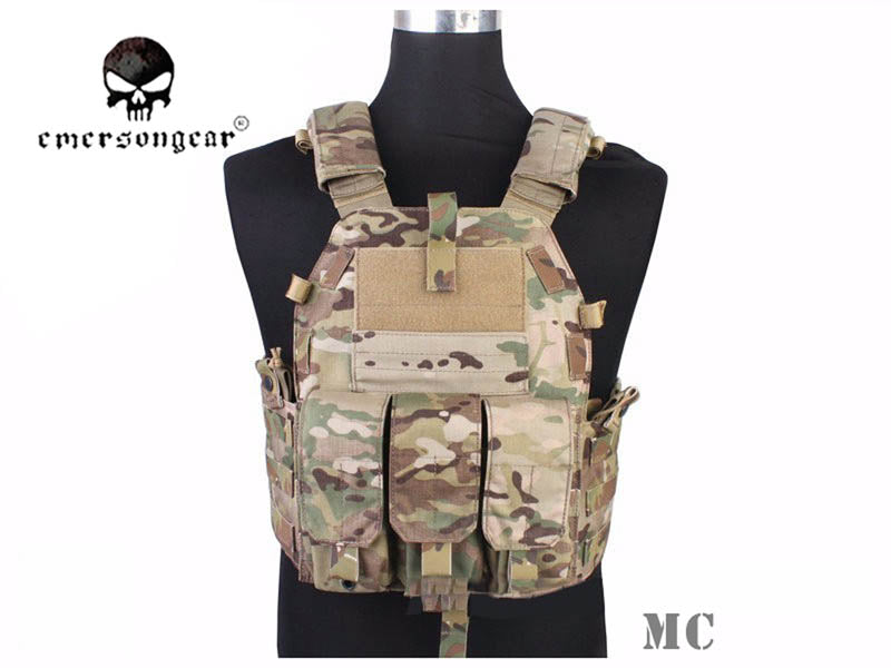 EMERSONGEAR Molle Tactical Vest Airsoft Combat 094K M4 Pouch Vest EM7356