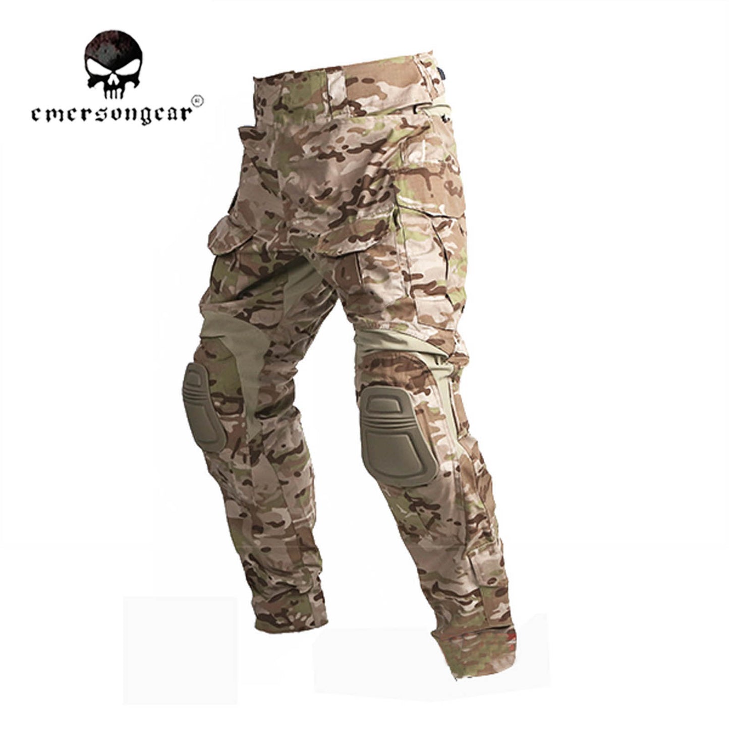 EMERSONGEAR G3 Combat bdu Tactical Pants Duty Airsoft Military Trousers with Kneepads Multicam Arid EM9319